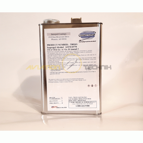 isopropyl Isopropyl Alcohol 1USG Can *TT-I-735 Grade A ( oferta indywidualna) - obrazek 1